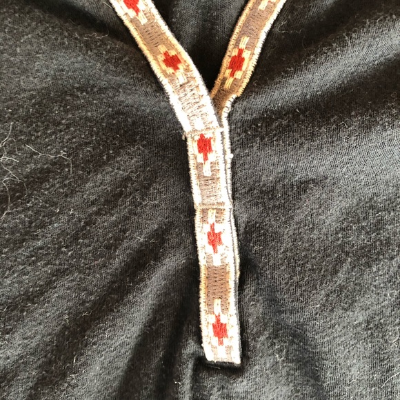 Madewell Black Embroidered Top - Picture 4 of 5